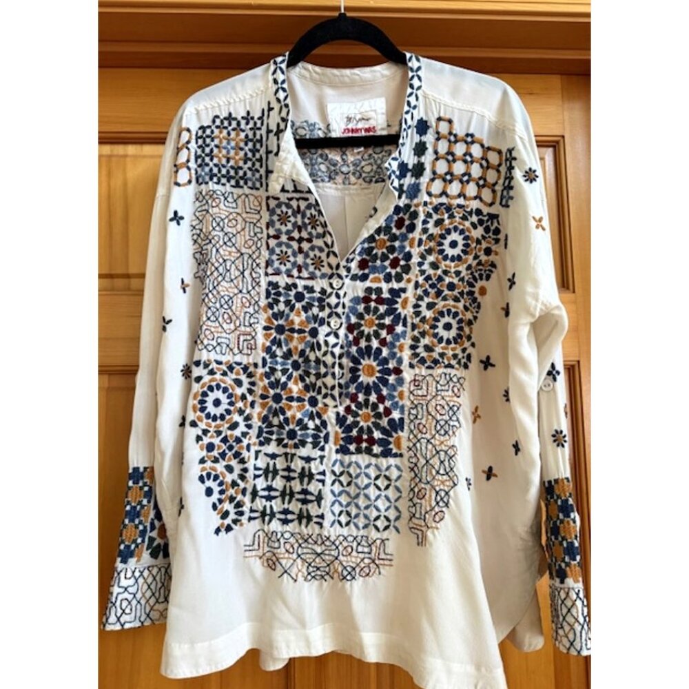 Johnny Was Peasant Blouse - Never Worn